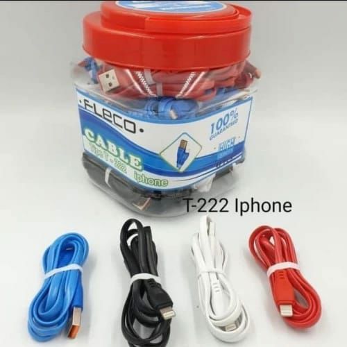 KABEL DATA FLECO T222 IPHONE (TOPLES 40)